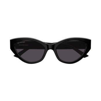 Balenciaga BB0306S-001 - Ochelari de soare Femei, Negru, Oversize, 57