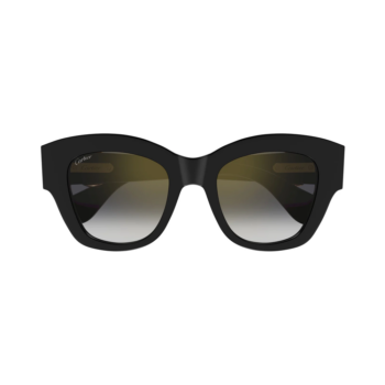 Cartier CT0547S-001 - Ochelari de soare Femei, Negru, Butterfly, 52