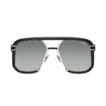 Cazal 682 002 57 - Ochelari de soare unisex, Negru/Argintiu, Pilot, 57 mm