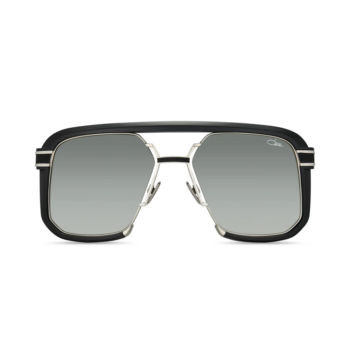 Cazal 682 002 57 - Ochelari de soare unisex, Negru/Argintiu, Pilot, 57 mm
