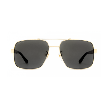 Gucci GG0529S-001 - Ochelari de soare bărbați, Auriu, Pilot, 60 mm