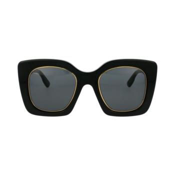 Gucci GG1151S-001 - Ochelari de soare Femei, Negru, Butterfly, 51 mm