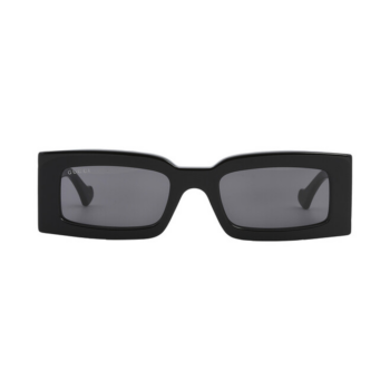 Gucci GG1425S-001 – Ochelari de soare damă, Negri, 53 mm