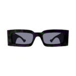 Gucci GG1425S-003 – Ochelari de soare damă, Havana, Rectangulari, 53 mm