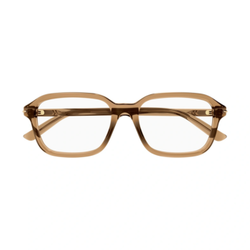 Gucci GG1446O-004 - Rame de vedere bărbați, Maro, Rectangulare, 56 mm