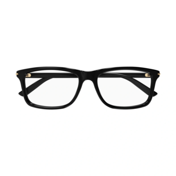 Gucci GG1447O-001 – Rame de vedere bărbați, Negre, Rectangulare, 57 mm