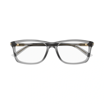 Gucci GG1447O-004 - Rame de vedere bărbați, Gri, Rectangulare, 57 mm