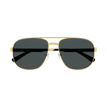 Gucci GG1223S-002 – Ochelari de soare Bărbați, Auriu, Aviator, 60