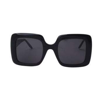 Gucci GG0896S-001 - Ochelari de soare Femei, Negru, Oversize Pătrați, 52