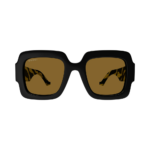 Gucci GG1547S-004 - Ochelari de soare Femei, Negru, Pătrați, 50