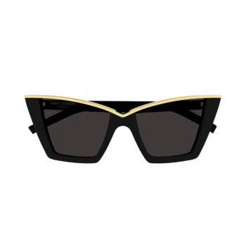 Saint Laurent SL 570 - Ochelari de soare Damă, Negru, Cat Eye, 54 mm