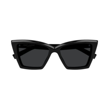 Yves Saint Laurent SL 657 001 54 - Ochelari de soare damă, Negri, Cat-Eye, 54 mm