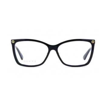 Gucci GG0026O-001 - Rame vedere Femei, Negru, Rectangulare, 53-17-140