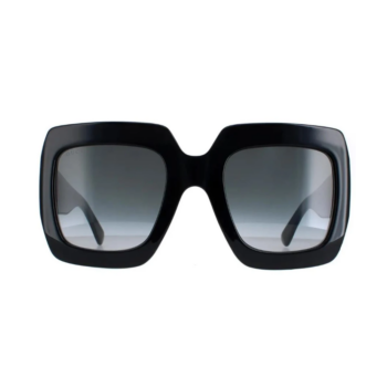 Gucci GG0053SN-001 - Ochelari de soare damă, Negru, Pătrați, 54 mm